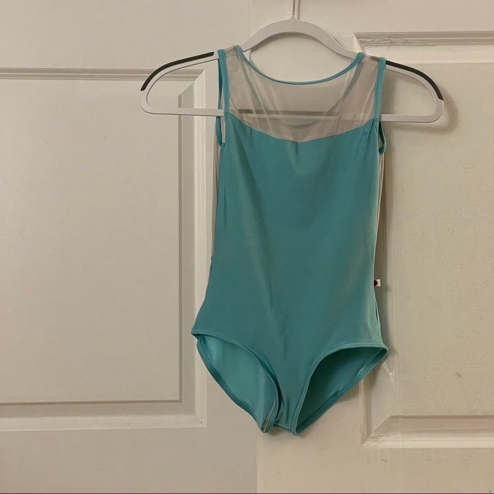 Yumiko Leotard Meagan in white mesh | XS